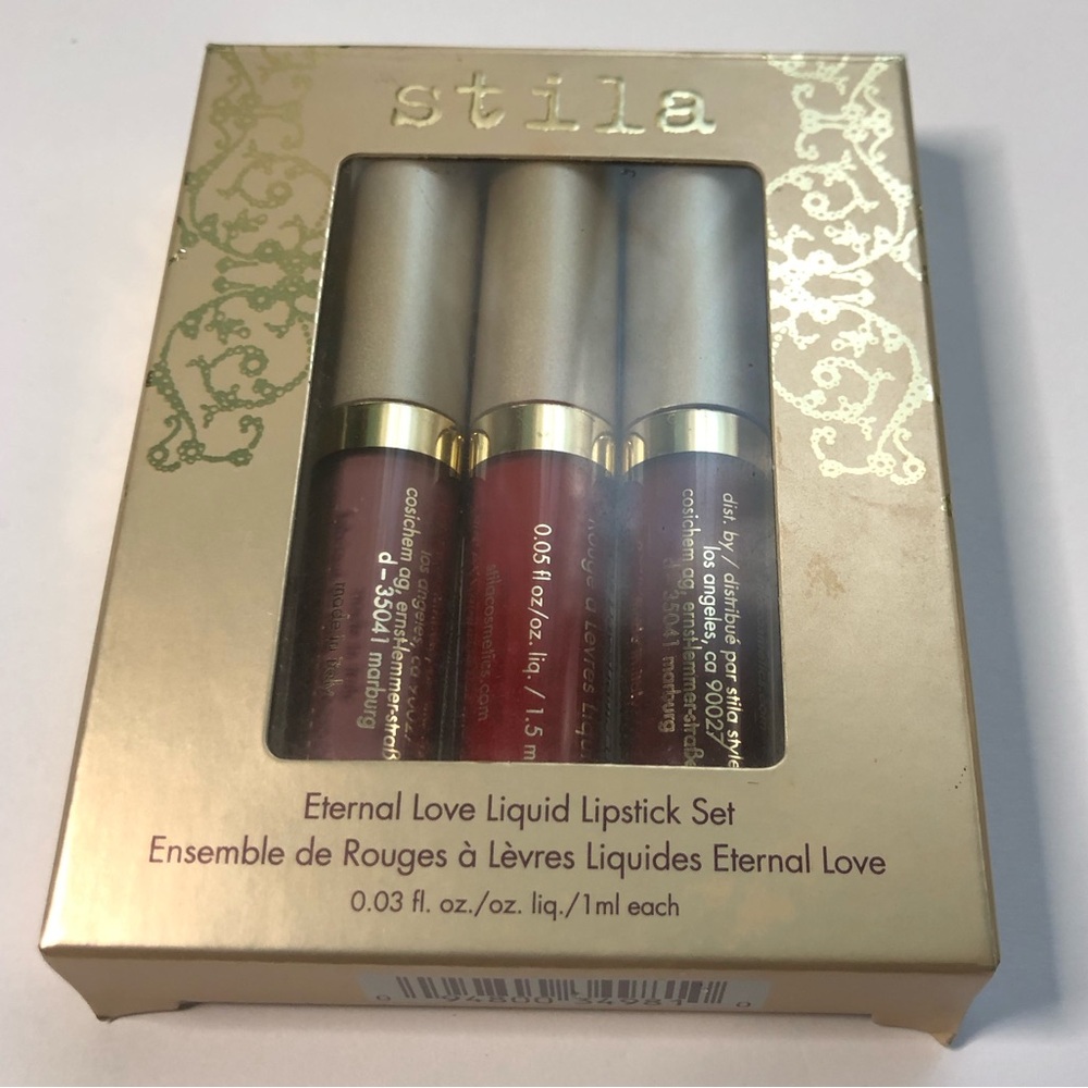 Stila Eternal Love Liquid lipstick Set of 3 mini lipsticks